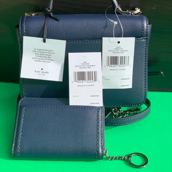 Kate Spade Maisie Embellished Leather Bag Set - Picture 5 of 8